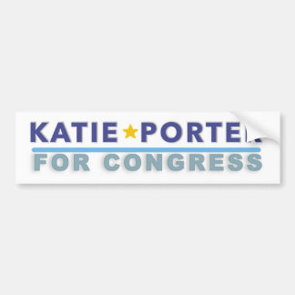 BildekalKatie portvakt för kongress Bildekal