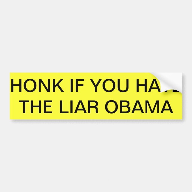 Bildekalobama haters och stolt av det! bildekal (Framsidan)