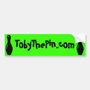 BildekalTobyThePin.com grönt Bildekal