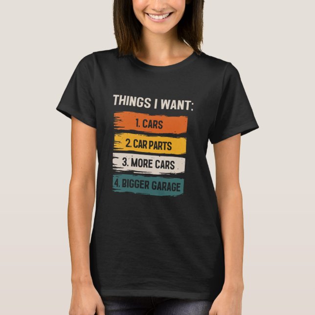 Bildelar Älskare - bilentusiaster - automatisk mek T Shirt (Framsida)