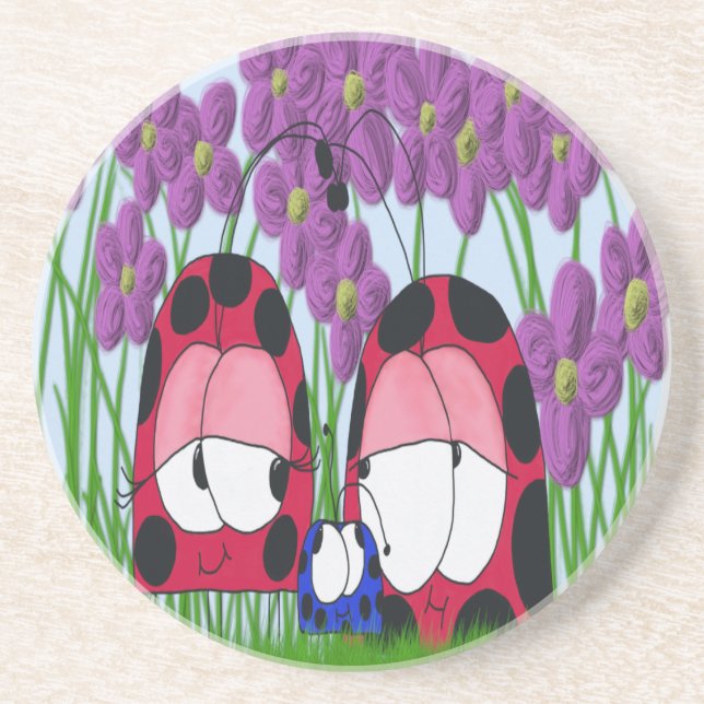 Bilden av Ladybug-familjen Underlägg (Framsidan)