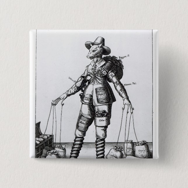 Bilden av Pattenty', c.1641-50 Knapp (Framsida)