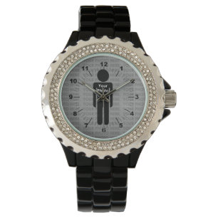 Bilden eller fotot här Anpassningsbarna Rhinestone Armbandsur