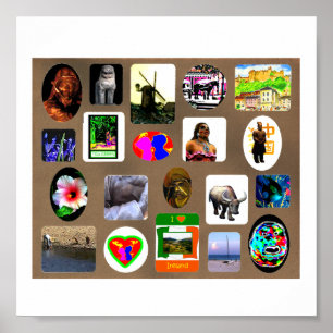Bilden här ger MUSEUM Zazzle-gåvor Poster