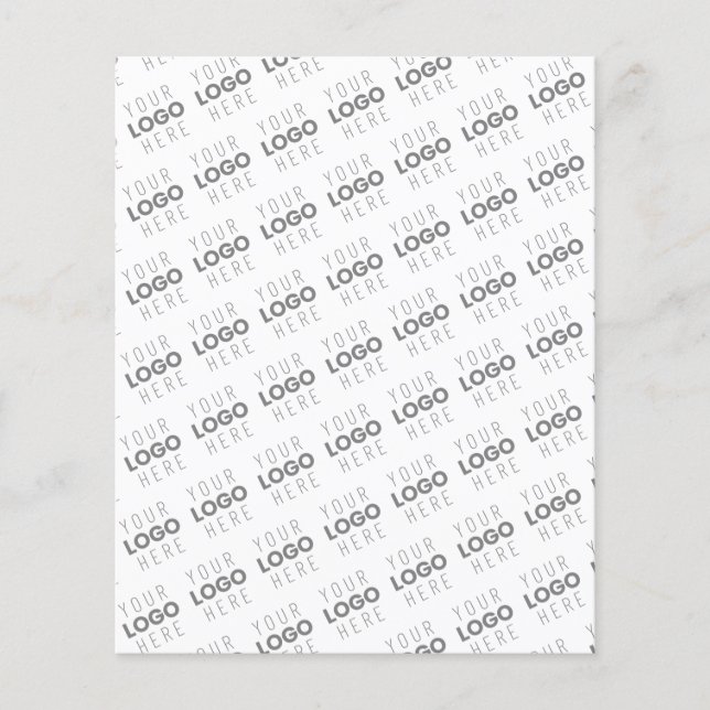 Bilden/Logotypen lyfts automatiskt + Mönster Flygblad (Framsidan)