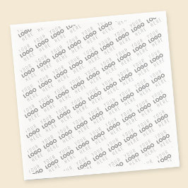 Bilden/Logotypen lyfts automatiskt + Mönster Pappersservett