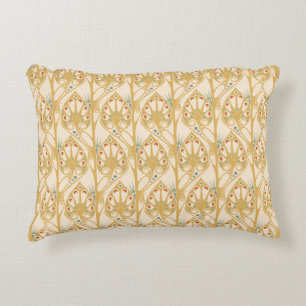 Bilden Retro art nouveau mönster Prydnadskudde