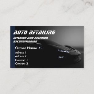 Bilden Tvättar Professionellens automatiska detalj Visitkort