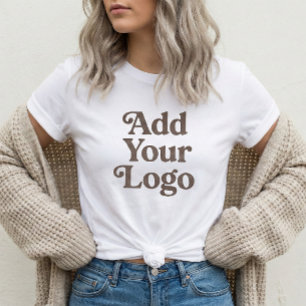 Bildens Logotyp, vit framsida T Shirt