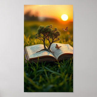 Bildens rötter - där artiklar växer upp i Träd Poster