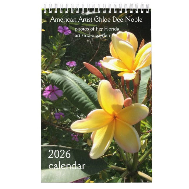 Bilder av Chloe's Art studio trädgård, 2026 Calend Kalender (Omslag)