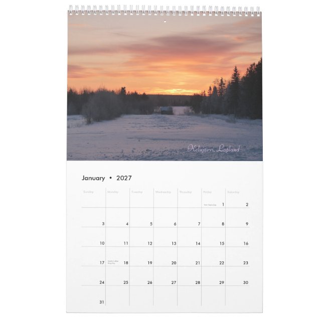 Bilder av den Lapland kalendern 2011 Kalender (Jan 2027)