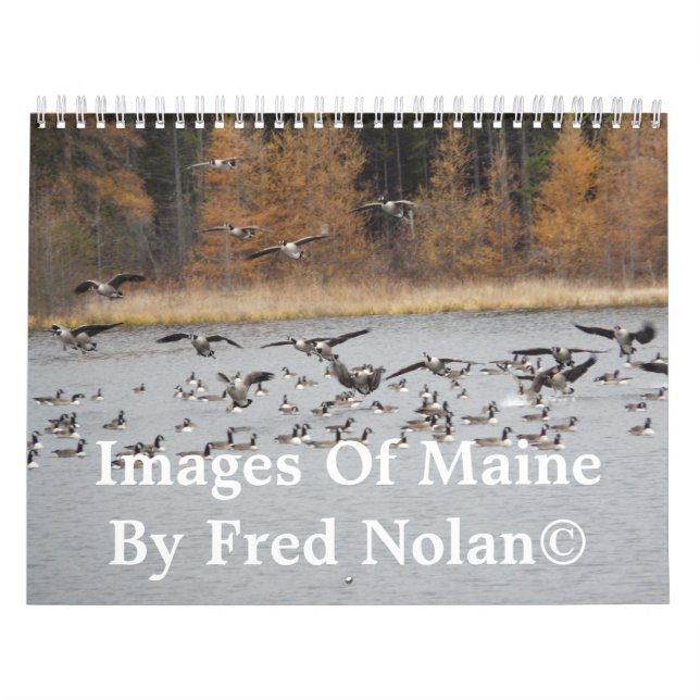 Bilder av den Maine portföljen Kalender (Omslag)