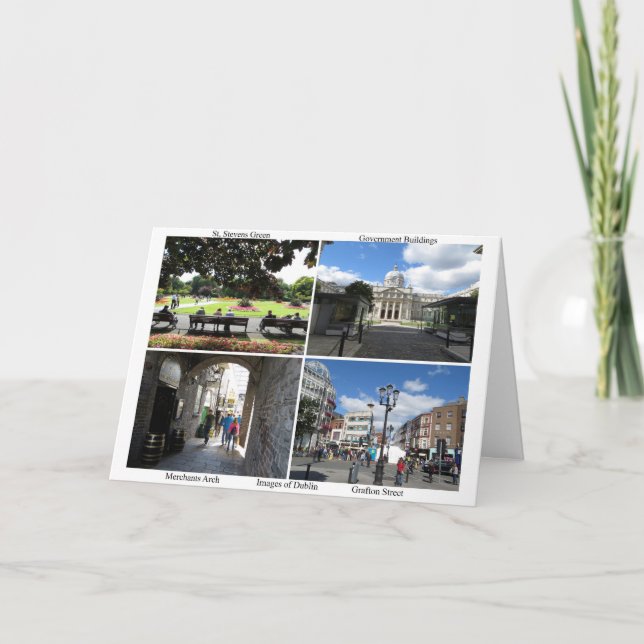 Bilder av Dublins hälsningskort Kort (Framsida)