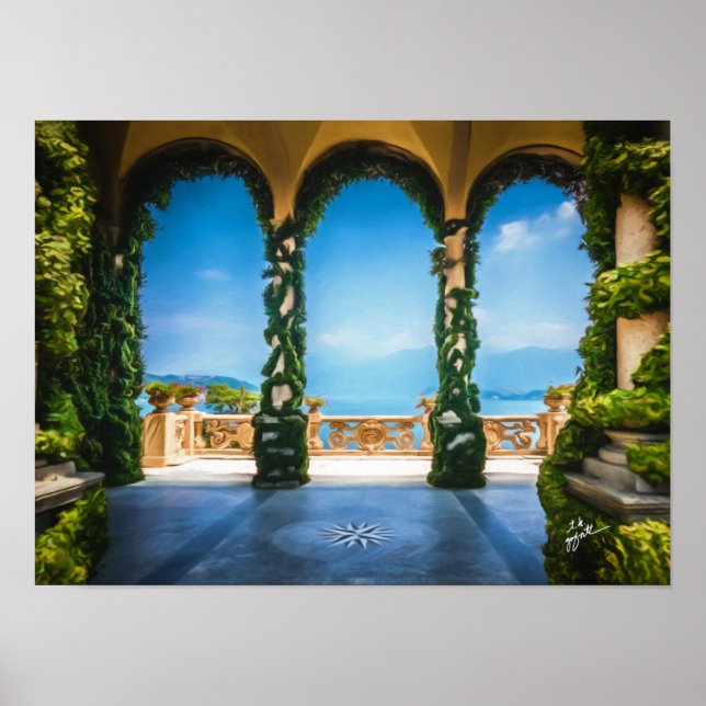 Bilder av Italien Elegant Photo Art Poster (Framsidan)