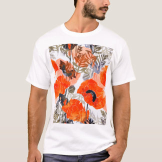 Bilder av ljusa opies: Sömlös konst T Shirt