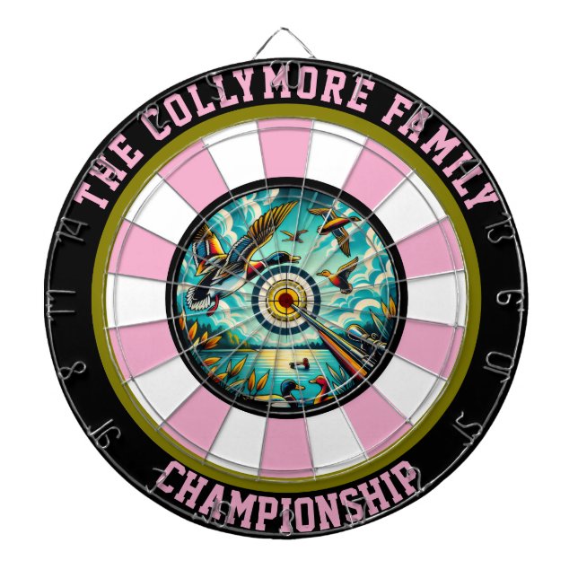 Bilder av målvägg för flytande Ankor Darttavla (Framsidan)