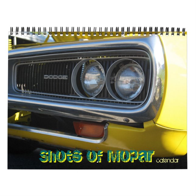 Bilder av Mopar Calendar med WIZARD-fotografi Kalender (Omslag)