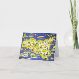 Bilder av siciliskt blått kort