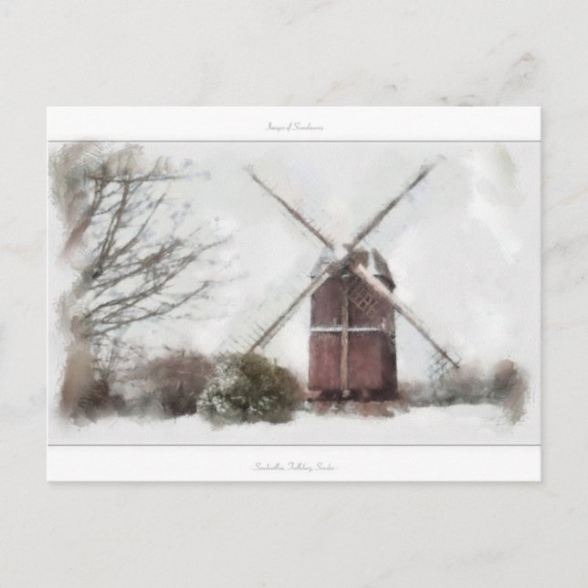 Bilder av Skandinavien - Sandmöllan, Sverige Vykort (Framsida)