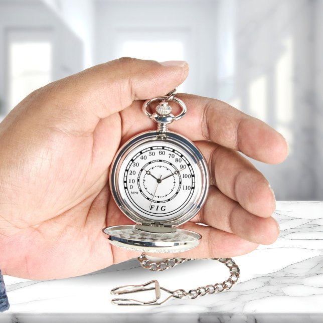Bilder Bilder Car Rev Counter Speedometer Watch Armbandsur (Makes a lovely gift for any figaro owner or lover of pocket watches)