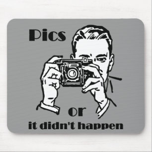 Bilder eller det händde inte Retro Musmatta