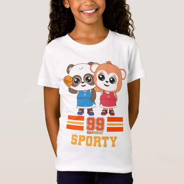 Bilder för Bright och Roligt DjurFrienz T Shirt (Framsida)