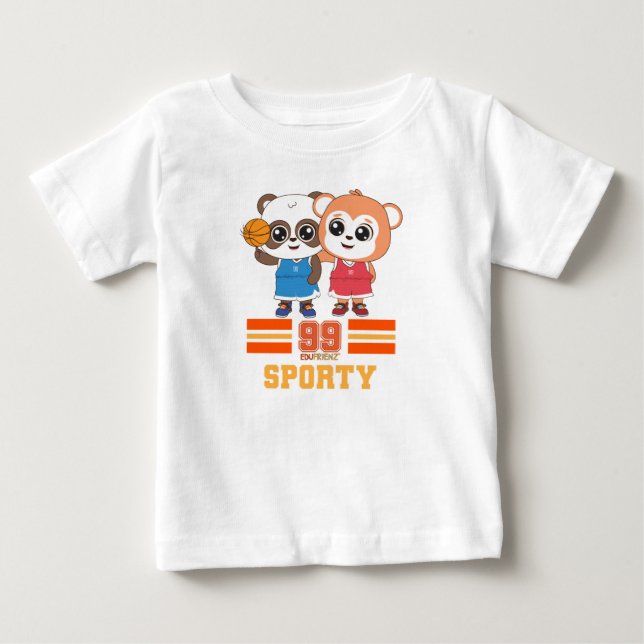 Bilder för Bright och Roligt DjurFrienz T Shirt (Framsida)
