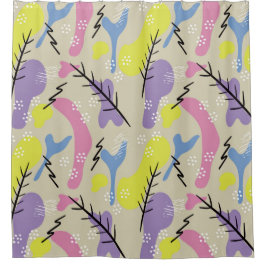 Bilder för modern färgstark Abstrakt Visa gardiner