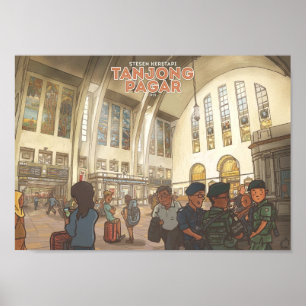 Bilder för Tanjong Pagar järnväg station Poster
