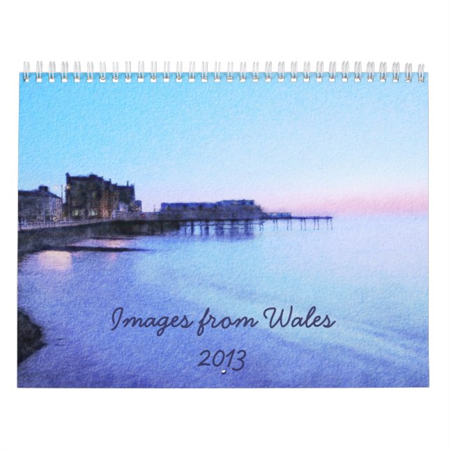 Bilder från den Wales 2013 kalendern Kalender (Omslag)