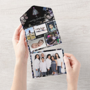 Bilder från familjen Sparka Personlig Julkort