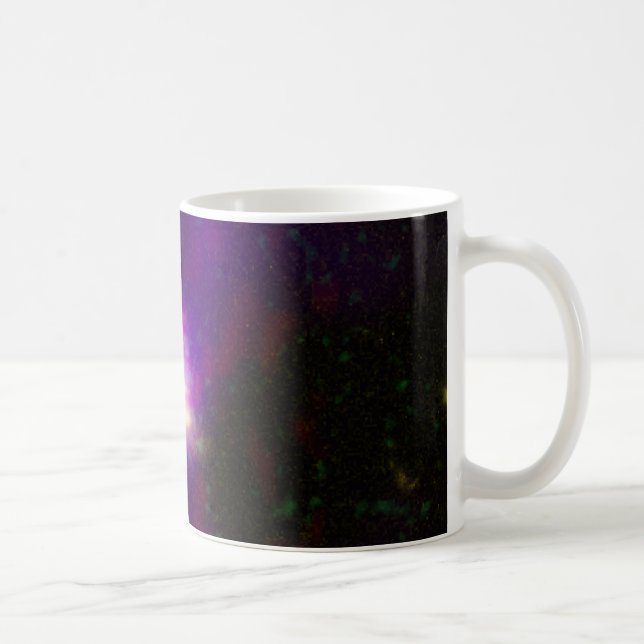 Bilder från flera teleskop som kombineras för att  kaffemugg (Höger)