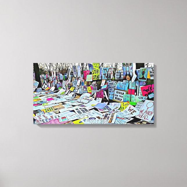 Bilder från mars - första tecknet på "Canvas Wall  (Framsida)