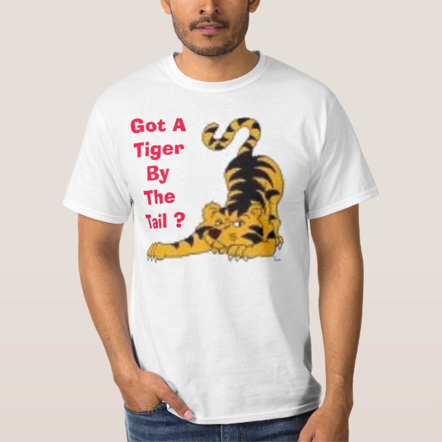 bilder har en tiger vid svanen? , Laura Tee Shirt (Framsida)