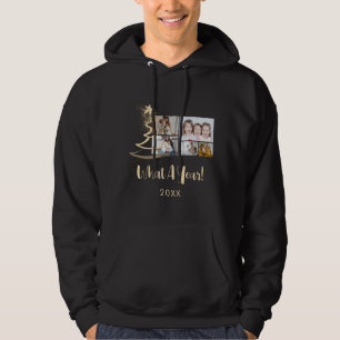 Bilder Helgdag för gradient Guld Glitter Träd 5 Hoodie