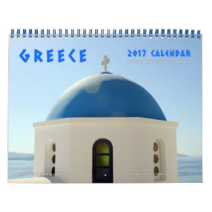 Bilder i Greklands väggkalender Kalender