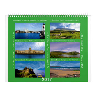 Bilder i Irland för den irländska kalendern 2017 Kalender