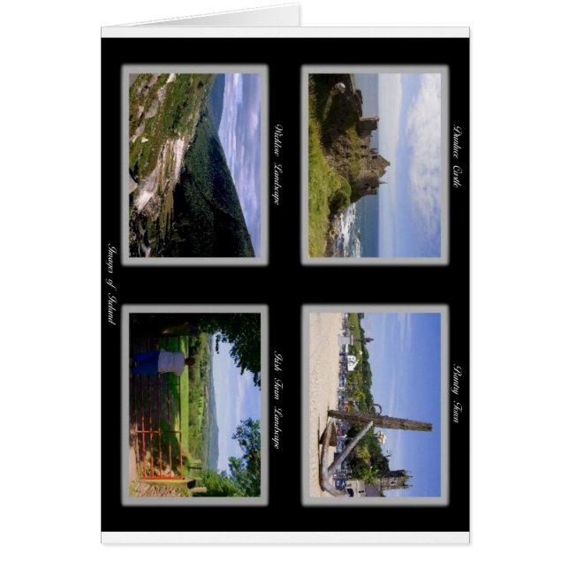 Bilder i Irland Hälsningskort (Framsidan)