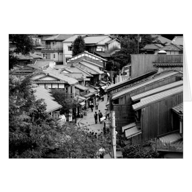 Bilder i Japan Hälsningskort (Framsidan Horizontal)