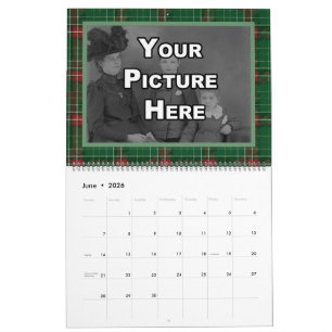 Bilder i julfamiljen kalender