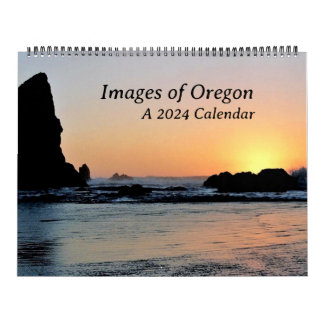 Bilder i Oregon A 2024-kalender Kalender