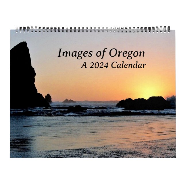 Bilder i Oregon A 2024-kalender Kalender (Omslag)