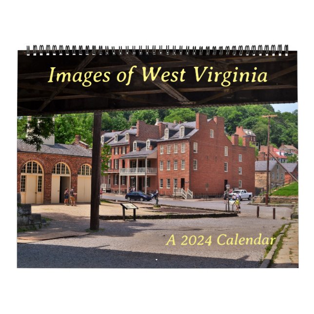Bilder i Väster Virginia 2024 Calendar Kalender (Omslag)
