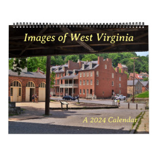 Bilder i Väster Virginia 2024 Calendar Kalender