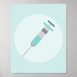 Bilder, immuniseringar Medicinsk grafik Poster