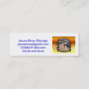 bilder Jesusa Ricoy-Olariagajesus…, - Skräddars Mini Visitkort