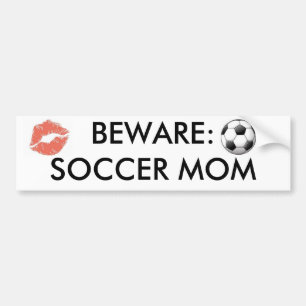 bilder kiss%20mark_medium, AKTA SIG: FOTBOLLMAMMA Bildekal