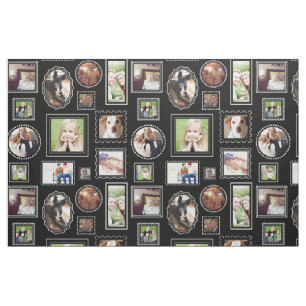 Bilder på Personligen Black Porträtt Gallery Ramar Tyg