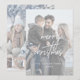 Bilder på vita God jul 2-Lodräna Julkort